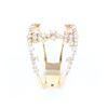 Image 3 : Modern Diamond Millennium Designer 14K Ring