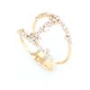Image 6 : Modern Diamond Millennium Designer 14K Ring