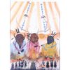 Image 1 : Original Watercolor by Crow Native Leland Stewart