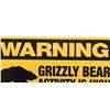 Image 2 : Grizzly Bear Warning Sign from Canada