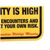 Image 7 : Grizzly Bear Warning Sign from Canada