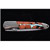 Image 13 : Vein Turquoise & Raindrop Damascus Knife