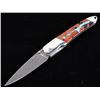 Image 1 : Vein Turquoise & Raindrop Damascus Knife