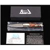 Image 2 : Vein Turquoise & Raindrop Damascus Knife