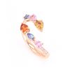 Image 6 : Multi-Colored Sapphire & Diamond 14K Ring