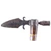 Image 2 : Pre-1850 Spontoon Pipe Tomahawk Pewter Inlaid