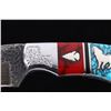 Image 13 : Navajo Yellowhorse Turquoise Custom Wolf Knife