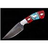 Image 2 : Navajo Yellowhorse Turquoise Custom Wolf Knife