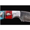 Image 6 : Navajo Yellowhorse Turquoise Custom Wolf Knife