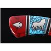 Image 8 : Navajo Yellowhorse Turquoise Custom Wolf Knife