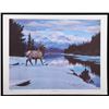 Image 1 : "Swan River Elk" Limited Edition Print By Sprunger