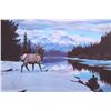 Image 2 : "Swan River Elk" Limited Edition Print By Sprunger