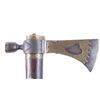 Image 12 : Eastern Indian Pipe Tomahawk w/ Brass Inlay 19th C