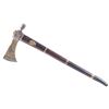 Image 1 : Eastern Indian Pipe Tomahawk w/ Brass Inlay 19th C