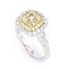Image 7 : RARE VVS2 Fancy Yellow Diamond 2.02ct in 18K Ring