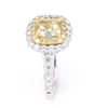 Image 8 : RARE VVS2 Fancy Yellow Diamond 2.02ct in 18K Ring