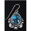Image 2 : Navajo Egyptian Turquoise & Sterling Earrings