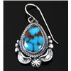 Image 8 : Navajo Egyptian Turquoise & Sterling Earrings