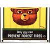 Image 5 : Smokey Bear U.S. Forest Service Porcelain Sign