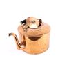 Image 2 : 19th C. Copper Dovetail Penn. Gooseneck Kettle