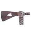 Image 3 : Crow Heart Cutout Pipe Tomahawk Beaded Drop 1900-