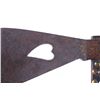 Image 9 : Crow Heart Cutout Pipe Tomahawk Beaded Drop 1900-