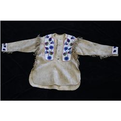 Sioux Whimsical Beaded War Shirt Late19th Century