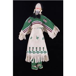 Sioux Mary Standstall Fully Beaded Hide Doll RARE