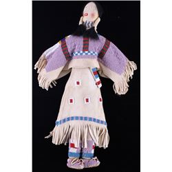 Sioux Mary Standstall Fully Beaded Hide Doll RARE