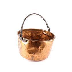 19th C. Large Dovetail Copper Confectionary Pot