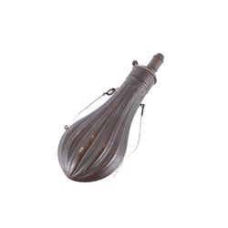 1860's Brass Adjustable Powder Flask