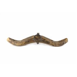 Early Wood & Wrought Iron Double Ox Yoke