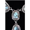 Image 6 : Navajo B. Lee Apache Turquoise & Sterling Necklace