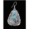Image 7 : Navajo B. Lee Apache Turquoise & Sterling Earrings