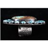 Image 7 : Navajo Tony Yazzie Kingman Turquoise & Silver Ring
