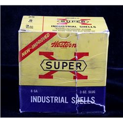 Full Box of Western Super X 8 Gauge 3oz. Slugs