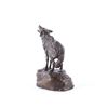 Image 4 : 1975 Original Bob Scriver Howling Coyote Bronze