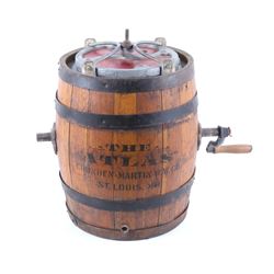 The Atlas Crunden- Martin Co. Butter Churn Barrel