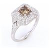 Image 9 : Fancy Brown Diamond Vintage Estate 18K Ring