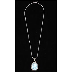 Navajo Golden Hills Turquoise & Sterling Necklace