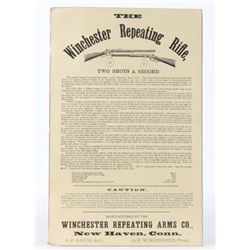 Rare Early Winchester Repeating Rifles Ad Poster