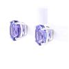 Image 3 : Tanzanite (4.73ct) Solitaire 14K Stud Earrings