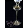 Image 13 : Art Deco Brass Converted Oil Lamp Stand