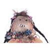 Image 2 : Crow Beaded Hide Doll w/ Claw Necklace 19th C.
