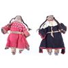 Image 1 : Crow Beaded Hide Dolls (Two) w/ Dentilium 19th C.
