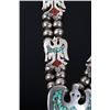 Image 11 : Navajo Chip Inlay Turquoise & Coral Necklace