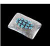 Image 2 : Navajo Sterling & Kingman Turquoise Belt Buckle