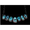 Image 2 : Signed Sterling & Kingman Turquoise Necklace