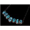 Image 3 : Signed Sterling & Kingman Turquoise Necklace