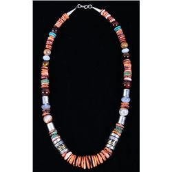 Navajo T&R Singer Multi Stone Necklace